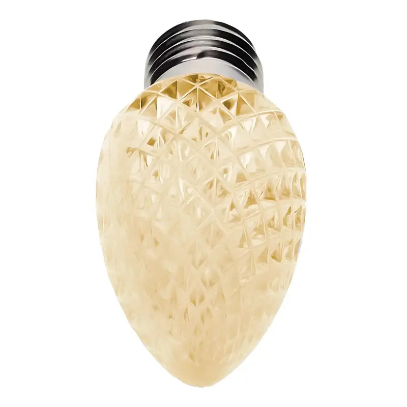 C9 Warm White Twinkle Faceted ProCore LED Christmas Light Bulbs - Christmas Lights