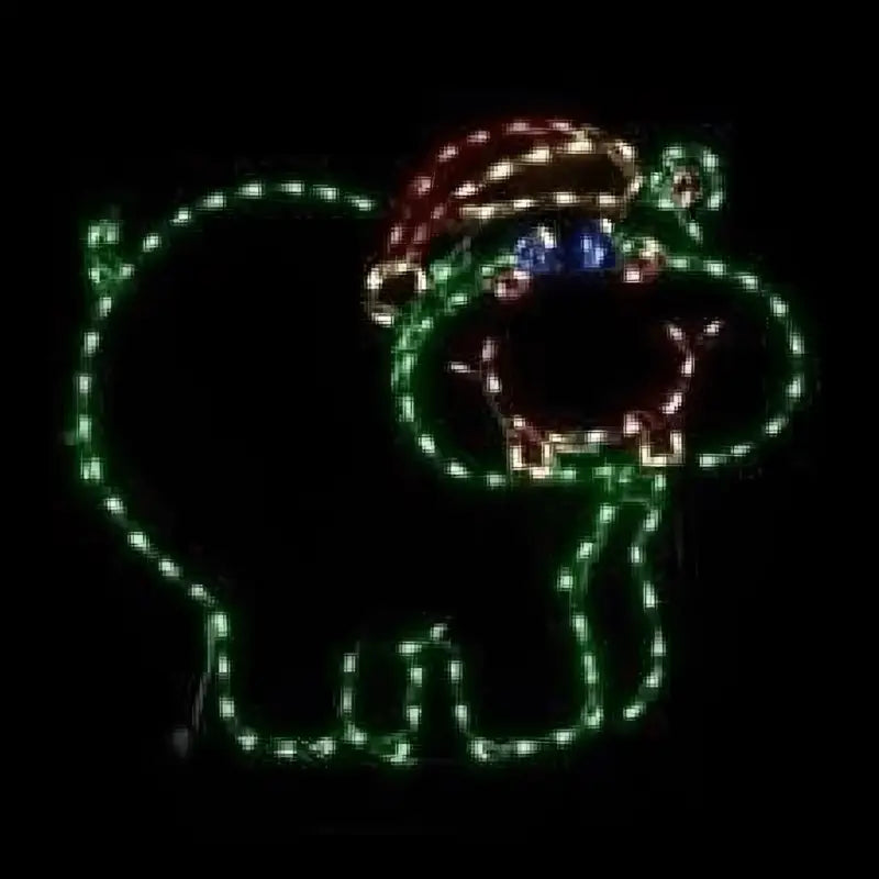 Christmas Hippo - Wireframes Displays and Yard Art