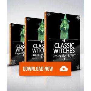 Classic Witches, Projection Effects, Digital Download Digital Decorations and Projection Effects Hyers Media