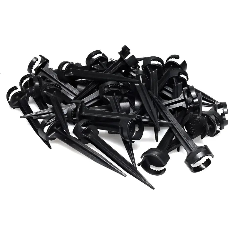 Clips 5’’ Lawn Speed Stake Yard Stake Pack of 25 - Christmas Light Installation Accessories