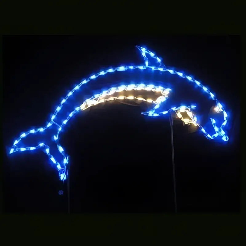 Dolphin Outline Wireframes Displays and Yard Art