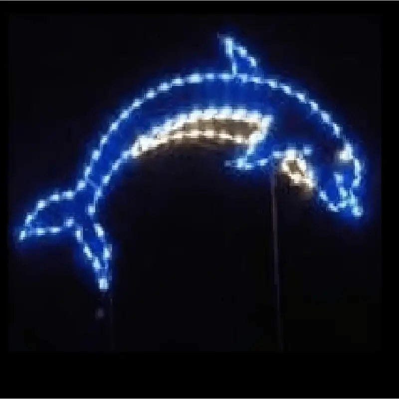 Dolphin Outline - Wireframes Displays and Yard Art