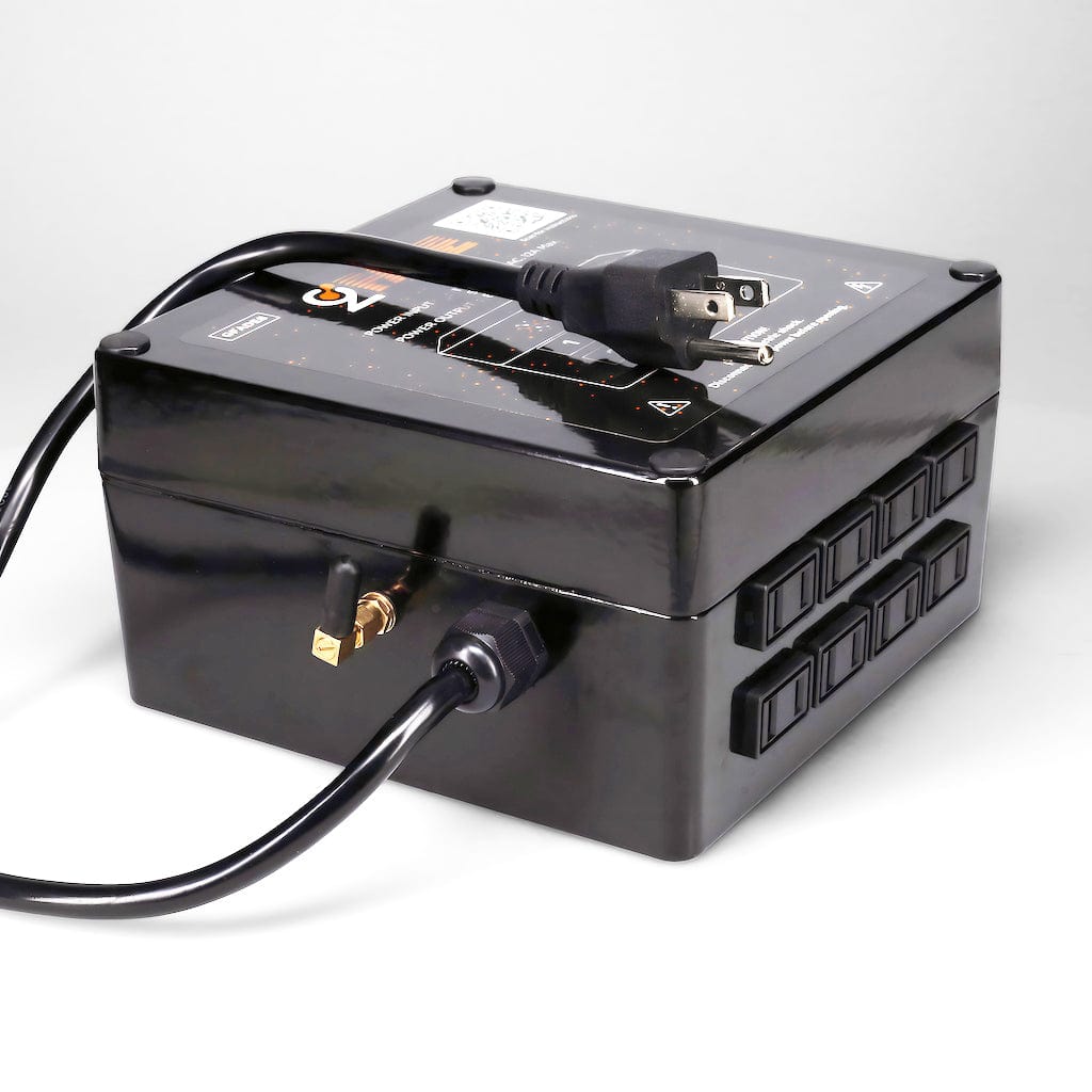 GFade - 8 Channel Controller With Pigtail Extension Kit - Now w/ GFade Sync! - Christmas Light Installation Accessories