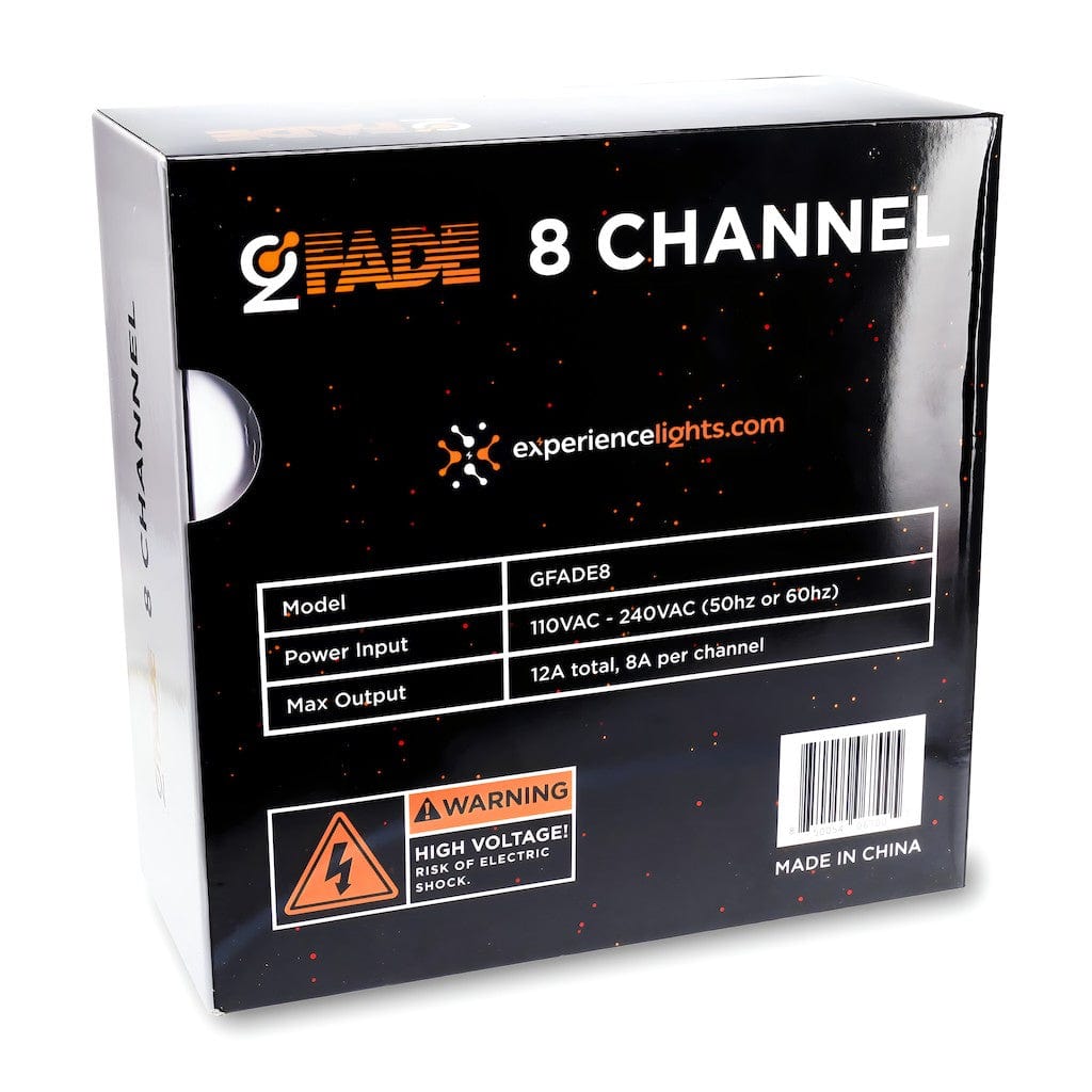 GFade - 8 Channel Controller With Pigtail Extension Kit - Now w/ GFade Sync! - Christmas Light Installation Accessories