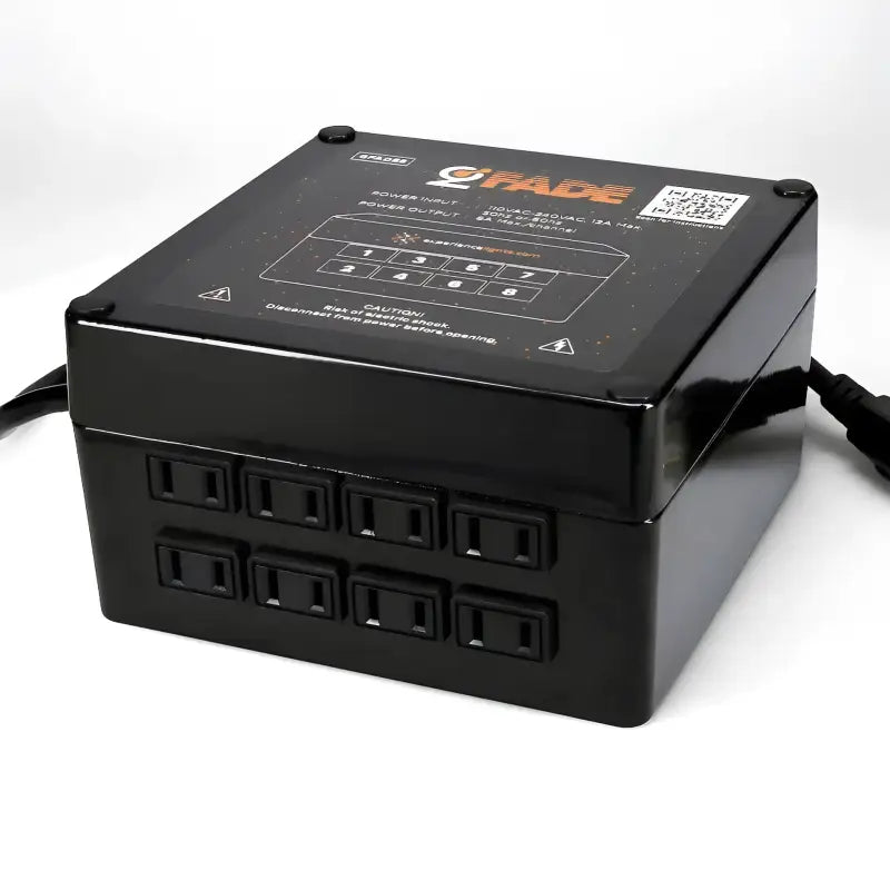 GFade - 8 Channel Controller With Pigtail Extension Kit - Now w/ GFade Sync! - Christmas Light Installation Accessories