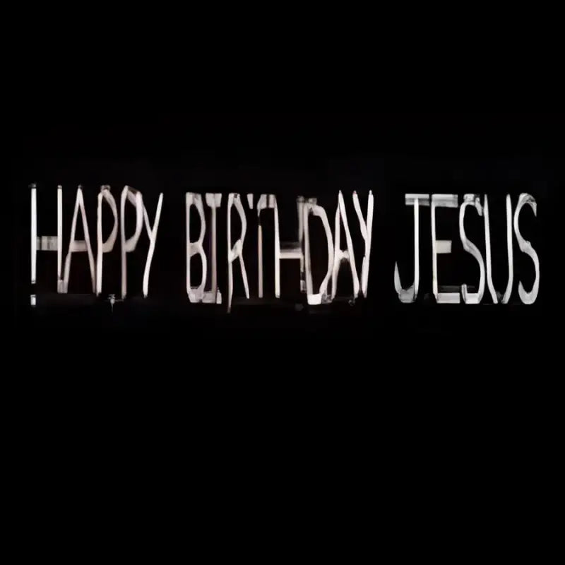 Happy Birthday Jesus Block Wireframes Displays and Yard Art
