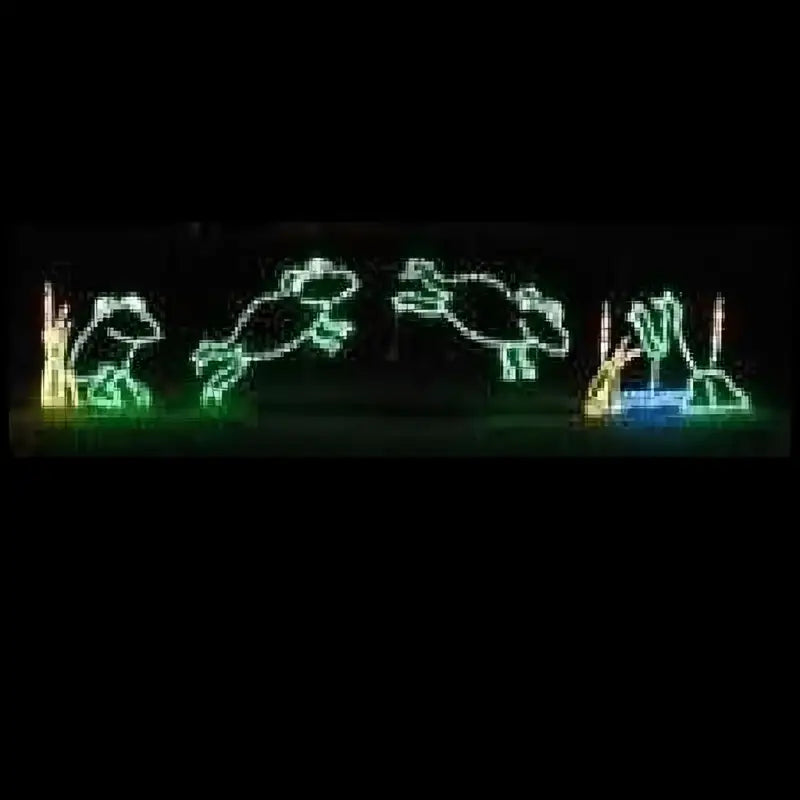 Jumping Frogs Animated - Wireframes Displays and Yard Art