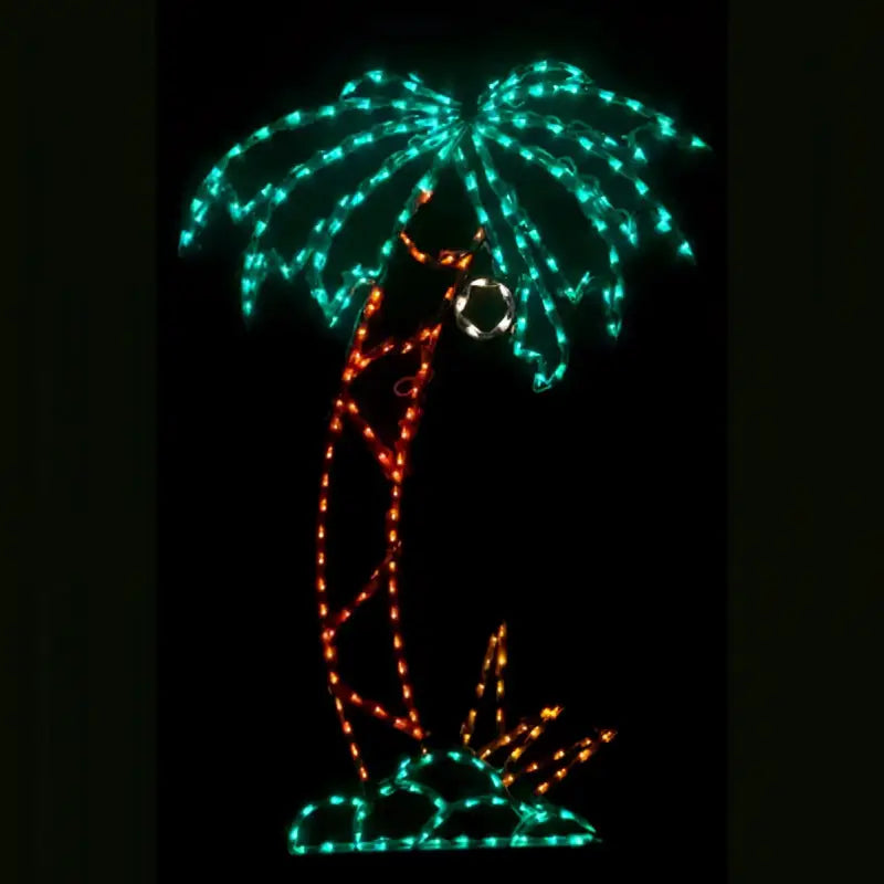 coconut lighted palm tree Palm Tree With Coconut
