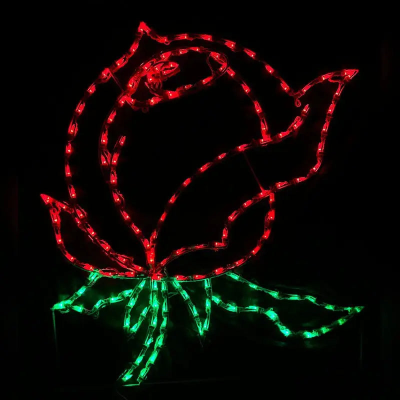Rose — Lighted Outdoor Valentine's Day Display
