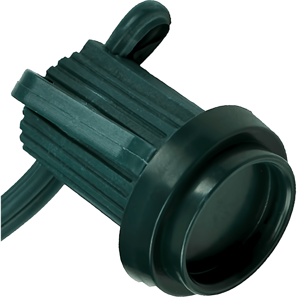 Safe-T Caps Socket Cap Covers for C7 and C9 Bulbs Stringers Green Pack of approximately 100 - Christmas Light