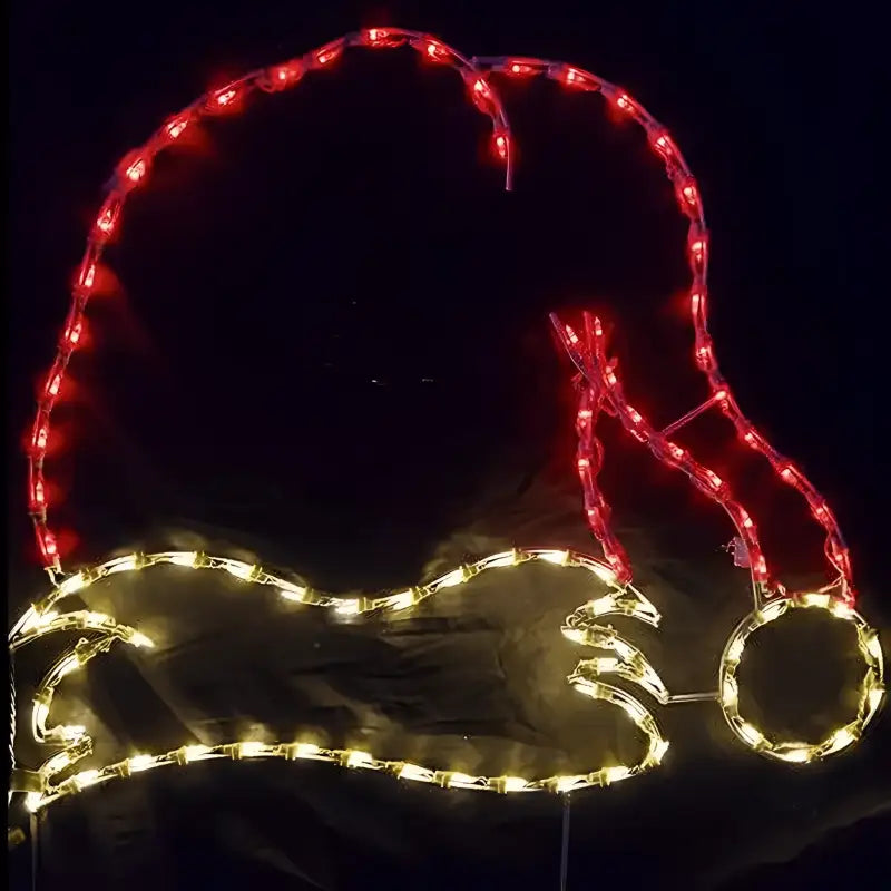 Santa Hat Wireframes Displays and Yard Art
