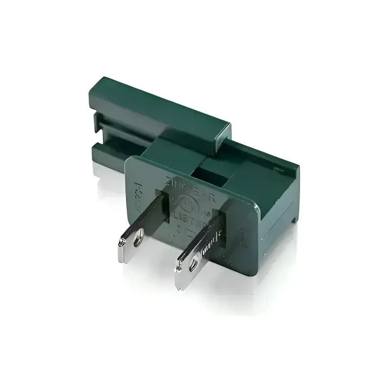 Slide-On Plugs / Vampire Plugs SPT1 Male Pack of 25 Green - Christmas Light Installation Accessories