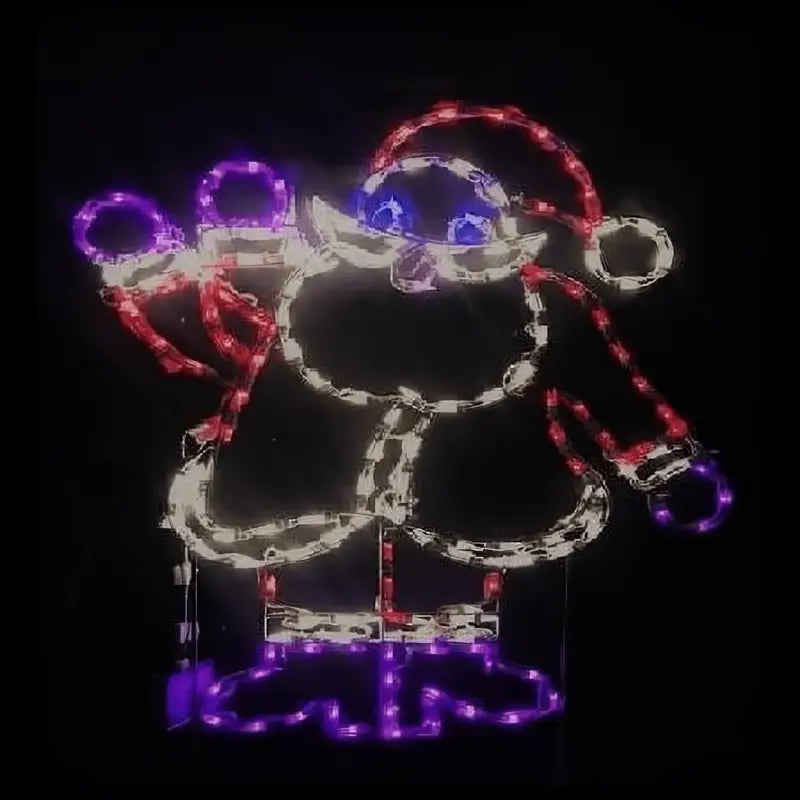 Small Santa Animated - Wireframes Displays and Yard Art