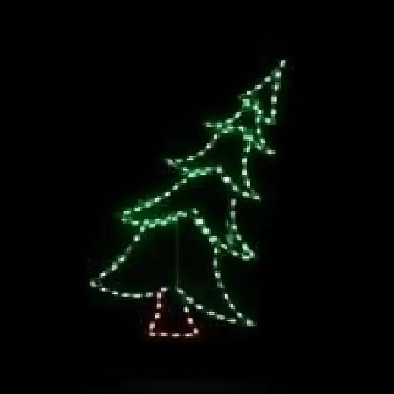 Small Tilted Christmas Tree - Wireframes Displays and Yard Art