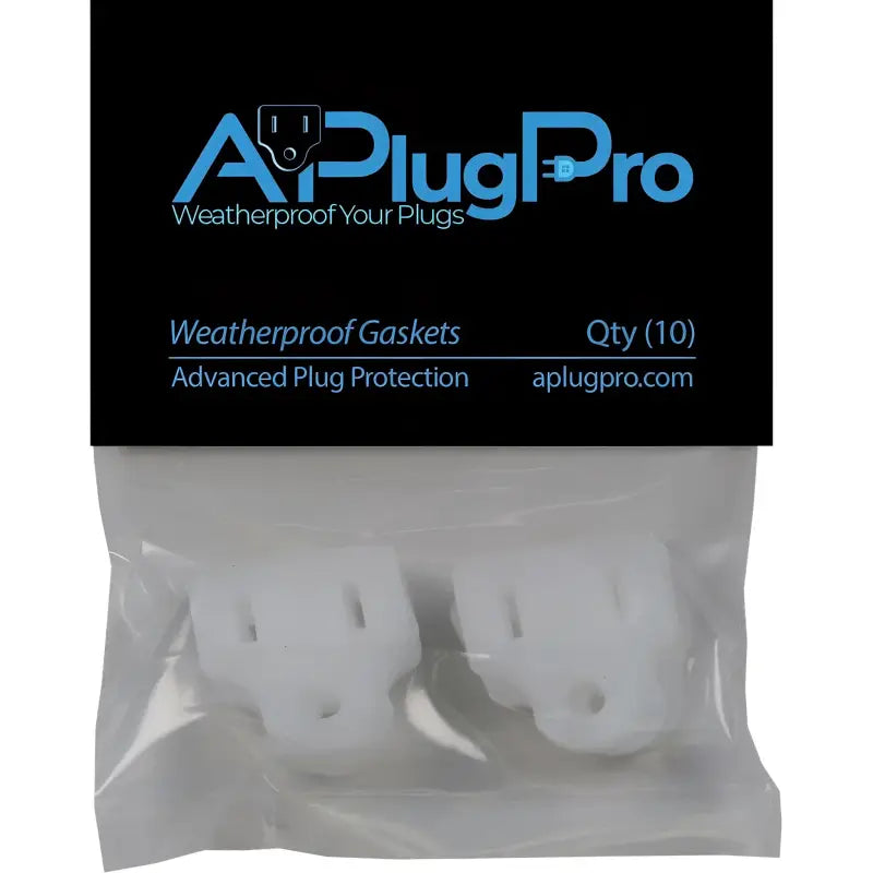 Weatherproof Electrical Plug Extension Cord Gaskets 10 Pack Christmas Light Installation Accessories