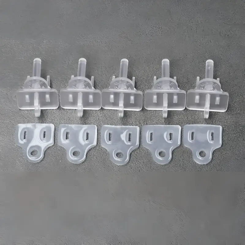 Weatherproof Electrical Plug Extension Cord Gaskets and Clear Covers 5 Pack - Christmas Light Installation Accessories