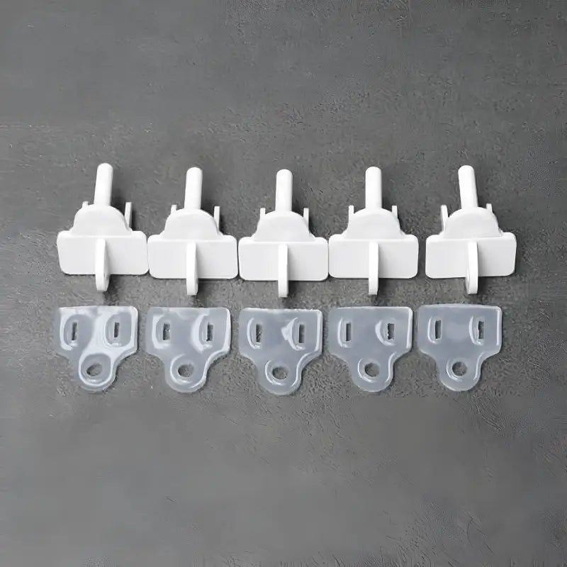 Weatherproof Electrical Plug Extension Cord Gaskets and White Covers 5 Pack Christmas Light Installation Accessories