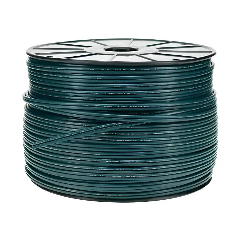 Wire Zipcord 18 Gauge SPT1 250’ Green - Christmas Light Installation Accessories