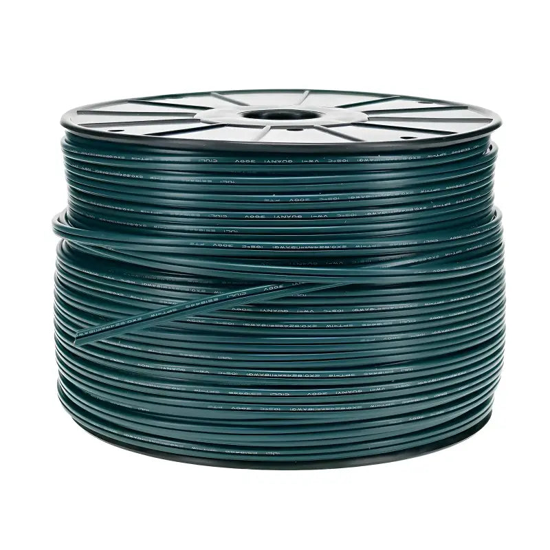 Wire Zipcord 18 Gauge SPT1 500’ Green - Christmas Light Installation Accessories