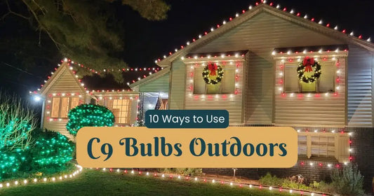 10 Jaw-Dropping Ways to Use Large Outdoor Christmas Bulbs (C9 Bulbs) Outdoors This Year