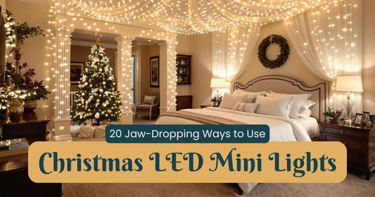 20 Jaw-Dropping Ways to Use Christmas LED Mini Lights