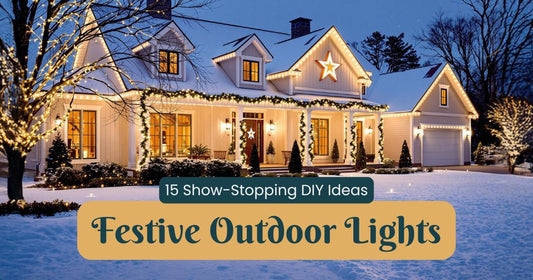 Festive Outdoor Lights: 15 Brilliant DIY Ideas for a Show-Stopping Display