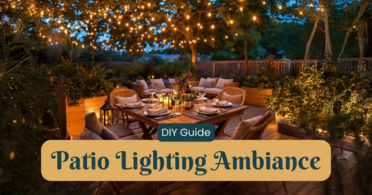 Patio Lighting: Enjoy Ambient Dinners on Your Patio