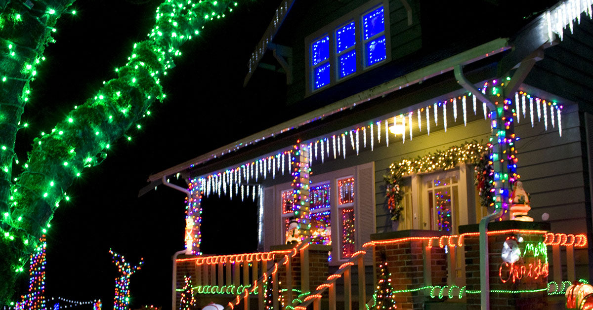 Safety Tips for Hanging Strobe Christmas Lights