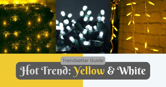 Yellow Christmas Lights With White Are 2025’s Brightest Trend