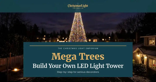 How to Build a Christmas Mega Tree With LED Lights (Step-by-Step)