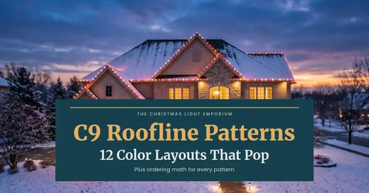 C9 Roofline Patterns: 12 Color Layouts That Make Your House Pop (Plus Ordering Math)