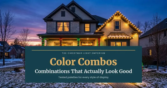 Christmas Light Color Combinations That Actually Look Good