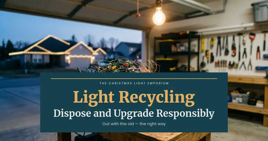 Christmas Light Recycling: How to Responsibly Dispose of and Upgrade Your Old Lights