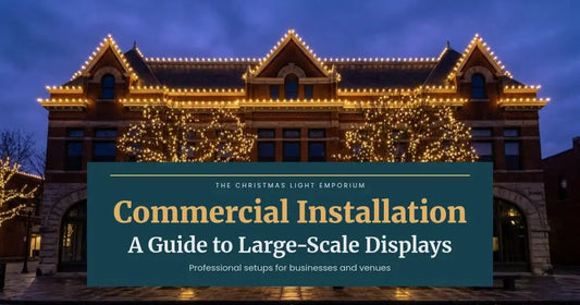 Commercial Christmas Light Installation: A Professional Guide to Large-Scale Displays