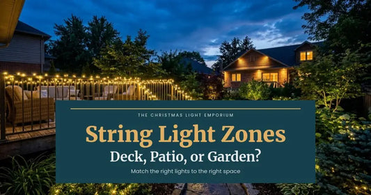 Deck vs. Patio vs. Garden: Which String Lights Work Best Where?