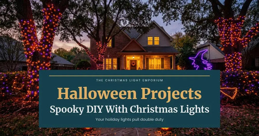 DIY Halloween Decorations Using Christmas Lights: Spooky Projects for Your Yard