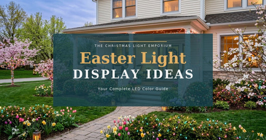 Easter Light Display Ideas: Color Guide for a Magical Yard