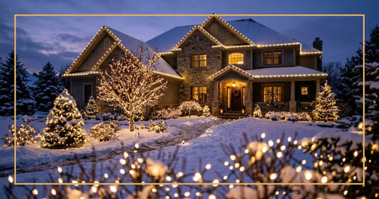 Eaves vs yard decorations guide for Christmas light displays