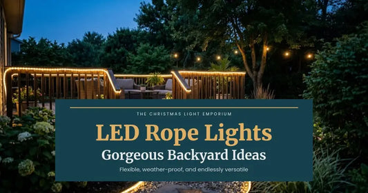 Gorgeous Ways To Use Outdoor LED Rope Lights In Your Backyard