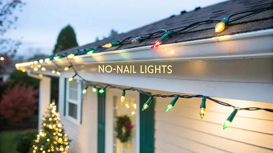 How to Hang Christmas Lights Outside Without Nails: 6 Easy Tips