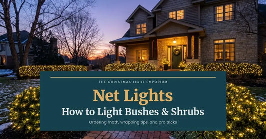 How to Light Bushes and Shrubs With Net Lights: Ordering Math, Wrapping Tips, and Pro Tricks
