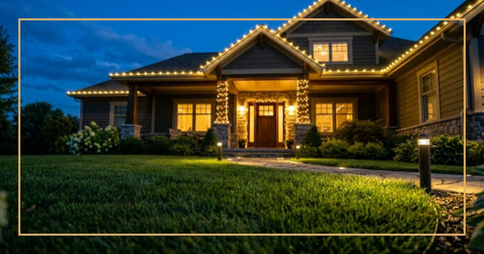 Why outdoor lighting matters for curb appeal, safety, and holiday spirit