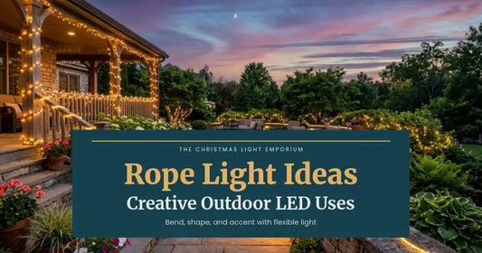 Outdoor Rope Lighting Ideas: Creative Ways to Use LED Rope Lights