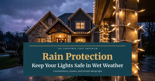 How to Protect Christmas Lights from Rain: Connections, Covers and Smart Setup