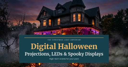 Scary Digital Halloween Decorations: Projection Effects, LED Lights and Spooky Displays