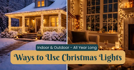 Smart Ways to Use Christmas Lights all Winter Long