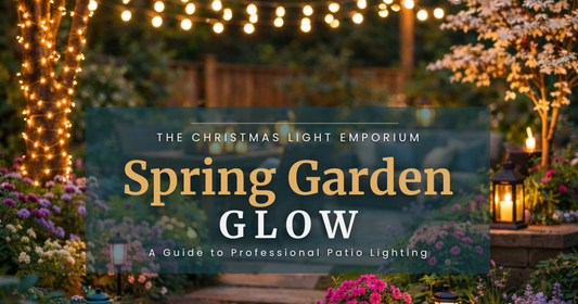 Spring Garden Glow: A Guide to Professional Patio Lighting