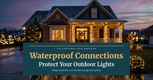 How to Waterproof Outdoor Christmas Light Connections