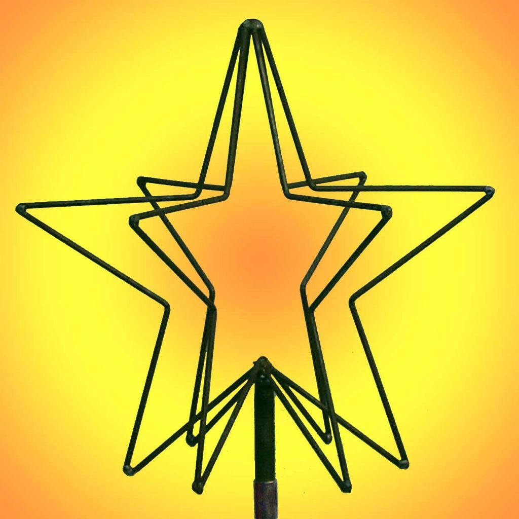 12 Inch 3D Star Tree Topper - The Christmas Light Emporium