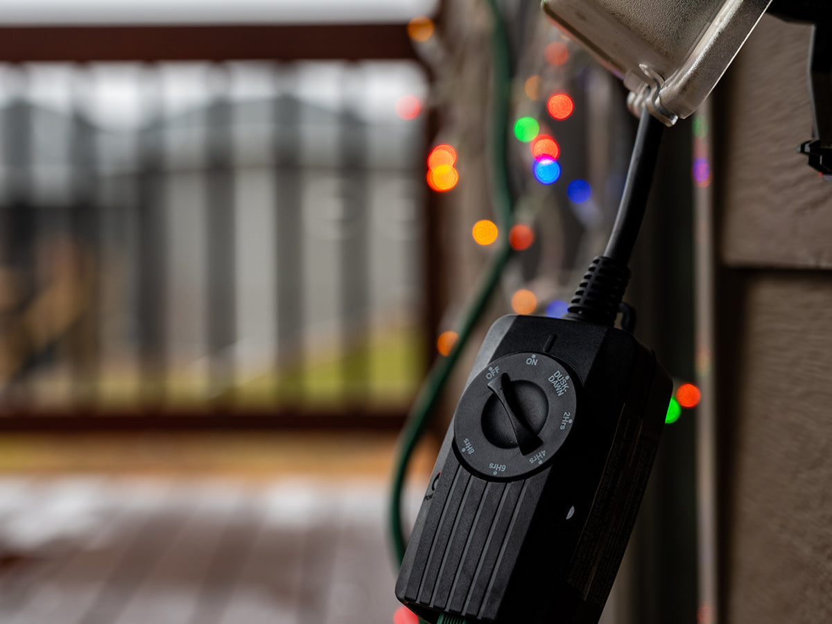 Christmas lights timer